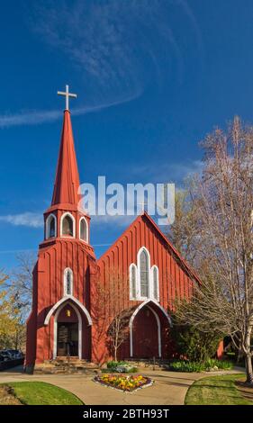 Église épiscopale Saint-James à Sonora, Gold Country, Californie, États-Unis Banque D'Images