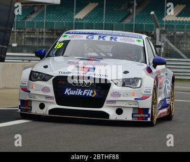 Bobby Thompson, Audi S3, GKR, TradePriceCars, BTCC, British Touring car Championship, journée de lancement et événement médiatique, BTCC Media Day, mardi 17 mars Banque D'Images