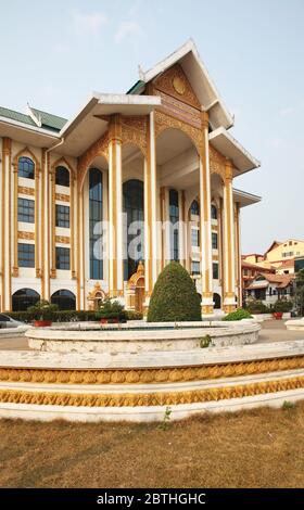 Salle culturelle nationale du Laos à Vientiane. Laos Banque D'Images