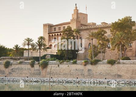 Cathédrale la Seu, Palma, les Baléares, Espagne Banque D'Images