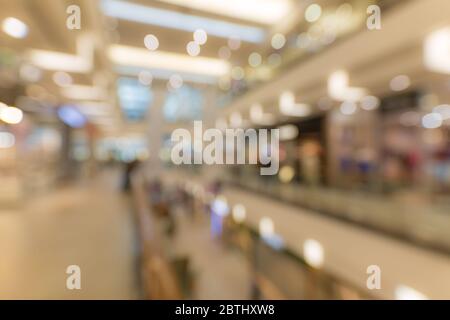 Abstract blur bokeh et belle luxury shopping mall et ministère de l'intérieur du magasin pour le fond Banque D'Images