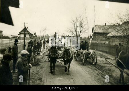 Deuxième Guerre mondiale / Seconde Guerre mondiale, soldats allemands, probablement la Roumanie, 1942 Banque D'Images