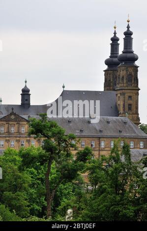 Blick auf das Kloster Banz dans Bayern nahe Bad Staffelstein Banque D'Images