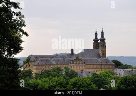 Blick auf das Kloster Banz dans Bayern nahe Bad Staffelstein Banque D'Images