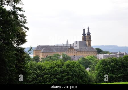 Blick auf das Kloster Banz dans Bayern nahe Bad Staffelstein Banque D'Images