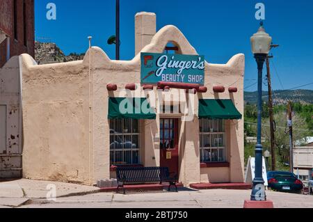 Magasin de beauté sur main Street à Trinidad, Colorado, États-Unis Banque D'Images