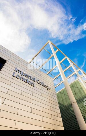 Entrée principale du campus de South Kensington de l'Imperial College, Londres Banque D'Images