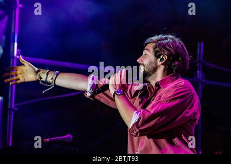 Asiago (VI, Italie. asiago 2019 (vi), Italie, Piazza Carli, 09 août 2019, Alvaro Soler pendant - - crédit: LM/Mimmo Lamacchia crédit: Mimmo Lamacchia/LPS/ZUMA Wire/Alamy Live News Banque D'Images