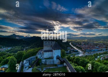 Celje, ancien château Banque D'Images