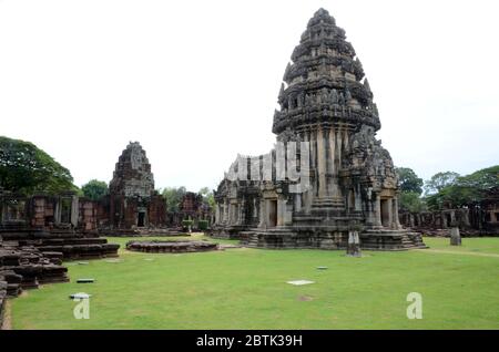 Magnifique comme Angkor Wat: Parc historique de Phimai Banque D'Images