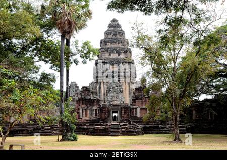 Beau comme Angkor Wat: temple de Phimai avec Prang Brahmathat Banque D'Images