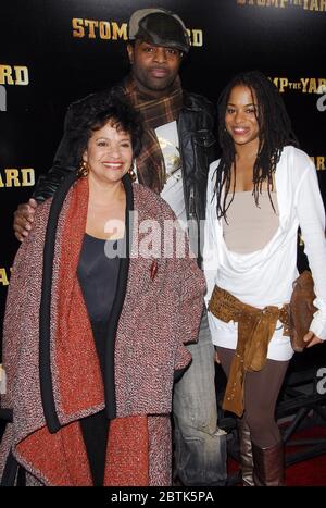 Debbie Allen, Dave Scott et invité à la première mondiale de 'stomp The Yard' qui s'est tenue au Cinerama Dome à Hollywood, CA. L'événement a eu lieu le lundi 8 janvier 2007. Photo de: SBM / PictureLux - référence du fichier # 34006-010SBMPLX Banque D'Images