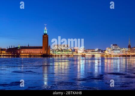 Stockholm, Suède en hiver Banque D'Images