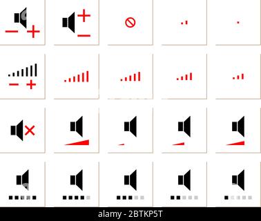 Icône de haut-parleur symbole Illustration vectorielle Illustration de Vecteur