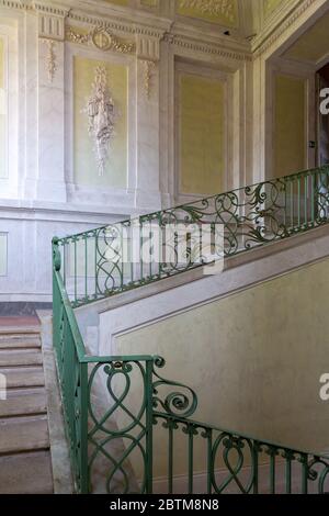 CARDITELLO, ITALIE - le palais du XVIIIe siècle sur le domaine royal de Carditello est un petit palais à San Tammaro, Campanie Banque D'Images