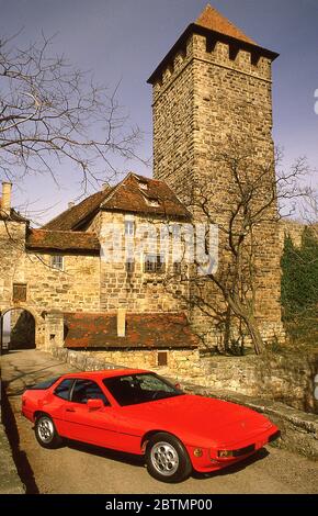 1986 Porsche 924S. Banque D'Images