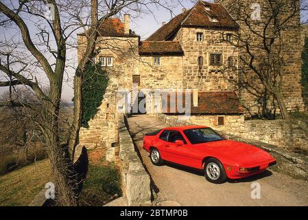 1986 Porsche 924S. Banque D'Images