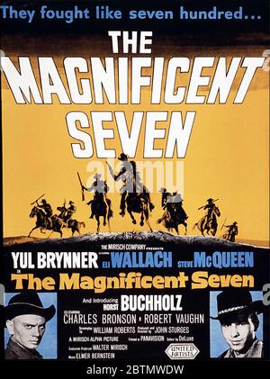 LE MAGNIFIQUE film SEVEN 1960 United Artists Banque D'Images