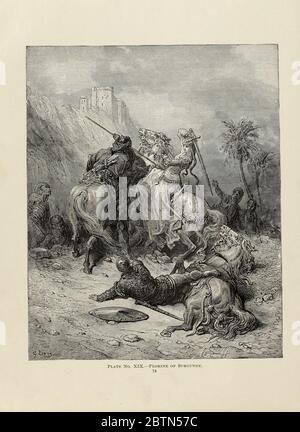 Florine de Bourgogne (1083–1097) est une croisade française. Plaque XIX du livre histoire des croisades. Avec une magnifique galerie de cent gravures de pleine page par l'artiste de renommée mondiale Gustave doré [Gustave Dore] par Boyd, James P. (James Penny), 1836-1910. Publié à Philadelphie 1892 Banque D'Images
