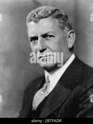 Charles E Mitchell . Président de la National City Bank de New York . 1929 Banque D'Images