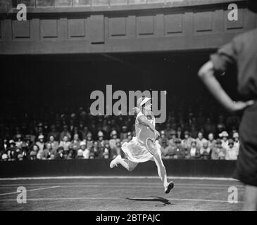 Championnats de tennis sur gazon de Wimbledon . Mme Colyer . 1er juin 1929 Banque D'Images