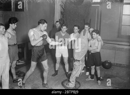 Boxeurs célèbres . Eddie Phillips . Mars 1933 Banque D'Images
