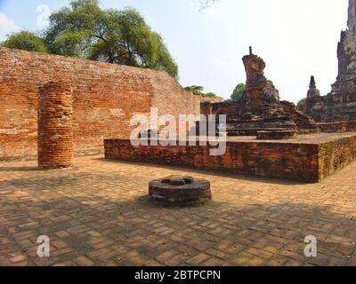 Wat Ratchaburana est un temple dans le parc historique de Phra Nakhon si Ayutthaya. La pagode principale du temple est l'un des meilleurs temples de la ville. Emplacement Banque D'Images