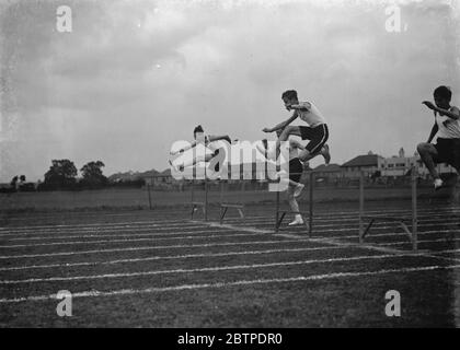 Darford Technical College Sports . 1937 Banque D'Images