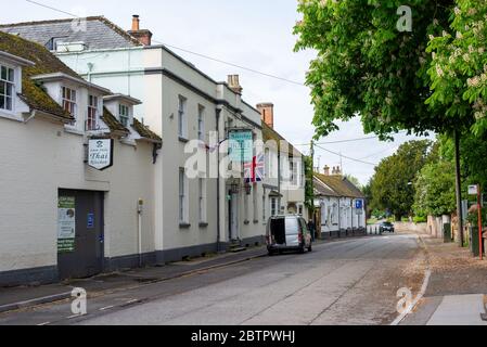 Les entreprises d'Amesbury pendant le verrouillage du coronavirus. Wiltshire, Angleterre Banque D'Images