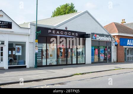 Les entreprises d'Amesbury pendant le verrouillage du coronavirus. Wiltshire, Angleterre Banque D'Images