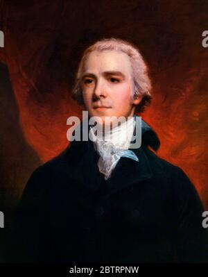 William Wyndham Grenville, 1er baron Grenville (1759-1834), portrait de John Hoppner, huile sur toile, vers 1800. Lord Grenville était un homme d'État britannique Whig qui a servi comme premier ministre britannique de 1806 à 1807, en tant que chef du ministère de tous les talents. Banque D'Images