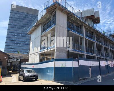 Jarvis Student Property construction à Sheffield Banque D'Images