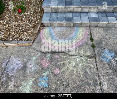 Scène de rue, St. Augustine, Floride Banque D'Images