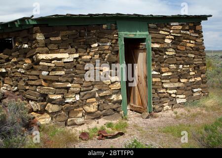 Le rock sudiste, Écart Camp Ranch, Burns District Bureau de la gestion des terres, de l'Oregon Banque D'Images