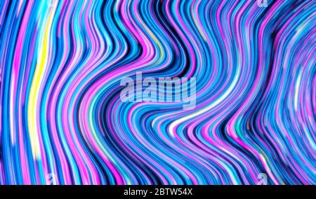 Arrière-plan abstrait texturé avec des courbes aquarelles texturées. Banque D'Images