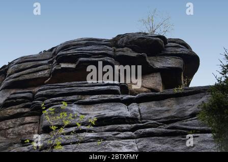 Dans les montagnes Harz, Allemagne Banque D'Images