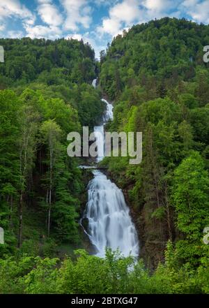 Chutes d'eau de Giessbach, Suisse Banque D'Images