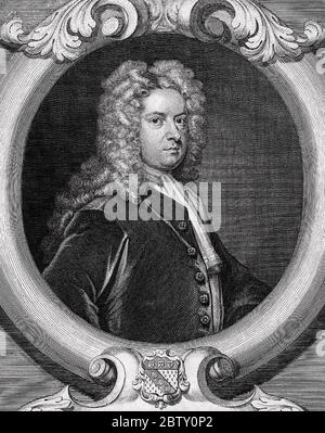 JOSEPH ADDISON (1672-1719) dramaturge, poète et politicien anglais Banque D'Images