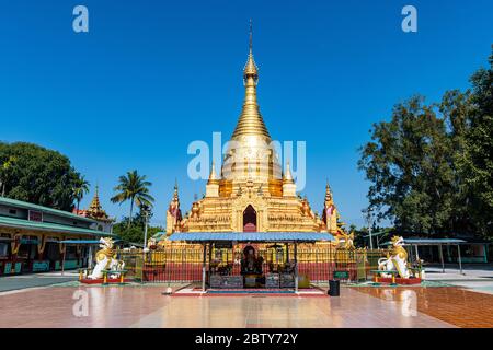 Pagode SU Taung Pyi, Myitkyina, état de Kachin, Myanmar (Birmanie), Asie Banque D'Images