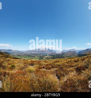 Vallée près de Queenstown, Otago, Île du Sud, Nouvelle-Zélande, Océanie. Banque D'Images