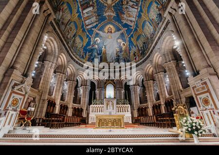 Basilique du coeur sacré, Paris, France, Europe Banque D'Images