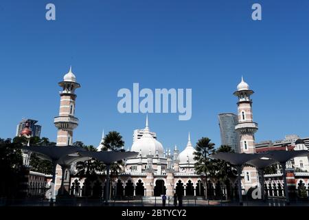 Mosquée Jamek (Masjid Jamek Sultan Abdul Samad), Kuala Lumpur, Malaisie, Asie du Sud-est, Asie Banque D'Images