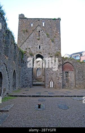 Reste d'une vieille ruine, l'Irlande Banque D'Images