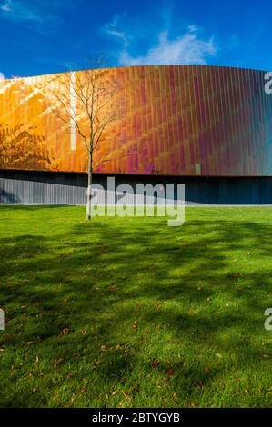 Sportcampus Zuiderpark, la Haye, pays-Bas. Est un centre sportif primé de 50 millions d'euros. Le campus sportif de 33,000 m2 a été conçu par arc Banque D'Images