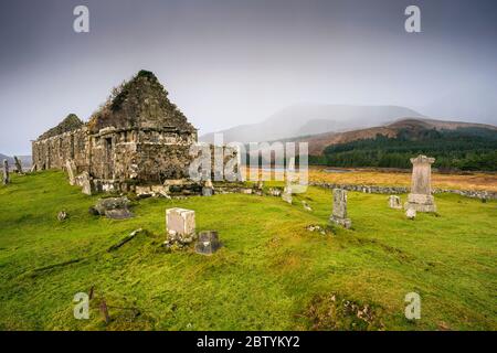 Cill Chriosd (Église du Christ) sur l'île de Skye, en Écosse Banque D'Images