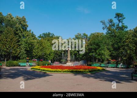 Le parc central de Stefan cel Mare à Chisinau, en Moldavie Banque D'Images