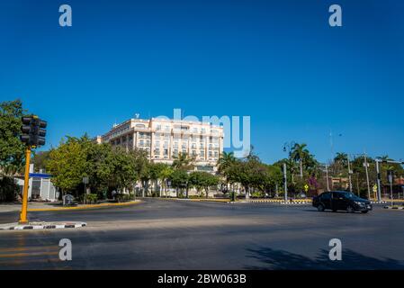 Paseo de Montejo - une célèbre avenue du XIXe siècle, inspirée du boulevard français Merida, Yucatan, Mexique Banque D'Images