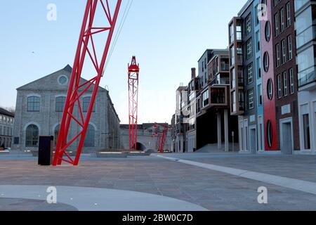 Un nouveau quartier résidentiel à Port Nowrner à Tallinn, Estonie Banque D'Images