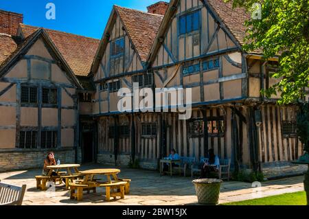 Hall's Croft où Shakespeare's daughter vivait avec son mari à Stratford-upon-Avon. Banque D'Images