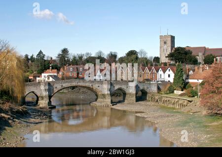 Village d'Aylesford près de Maidstone dans le Kent Banque D'Images